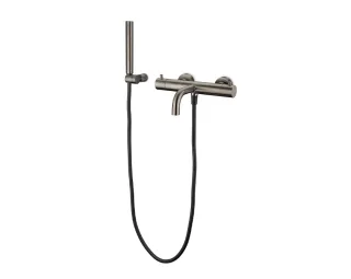 JEE-O slimline Wand-Wannenarmatur mit Thermostat, dark steel, 800-3309 800-3309