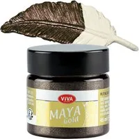Viva Decor Acrylfarbe ViVA DECOR Maya Gold 45ml - Kakao