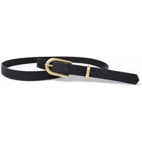 FRONHOFER Taillengürtel Damen Rindleder schmal (1-St) 2 cm, mattgold, fürs Kleid