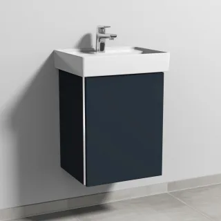 Sanipa 3way Waschtischunterbau zu Villeroy & Boch Collaro Waschtisch mit 1 Tür, Marine-Matt BP8311R