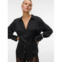 Vero Moda Langarmbluse VMSOMMER LS SHIRT WVN GA NOOS