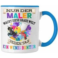 Trendation Tasse Maler Job Tasse Geschenk Männer Evolution Lustig Anstreicher Malermeis