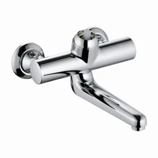 Kludi Wandarmatur-Einhebelmischer DN 15 Provita absp. S-Anschlüsse, Auslauf 180mm, chr. 335330500