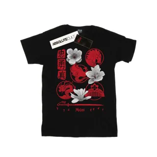 Disney - "Mulan Movie Icons" T-Shirt für Damen (Schwarz)