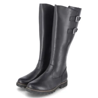 Remonte Winterstiefel - Gr. 39 - Schwarz - Glattleder