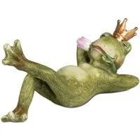 formano Dekofigur Froschkönig liegend 37x15cm (1 St)