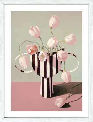 Gerahmtes Bild CRAZY VASE I