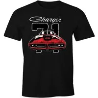 MoonWorks Print-Shirt Herren T-Shirt Dodge Charger 71 mit Print