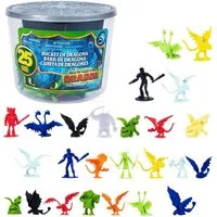 Dragons Spielfigur 24-teiliges Drachen Set DreamWork Dragons Mini Spielfiguren Battle