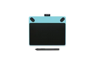 Wacom Intuos Draw CTL-490 Stifttablett [Größe S] blau inkl. Intuos Pen