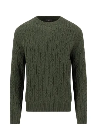 FYNCH-HATTON - O-Neck, Soft Knit Cable*RWS - Gr. - L