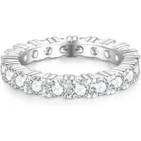 Lisandra Scott Silberring Majestätischer Breitband Eternity Deluxe Ring aus 925 Sterlingsilber, Glanz, der bleibt – Hochglanzpoliert, langlebig & perfekt verarbeitet