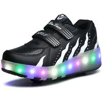 HUSK'SWARE Rollschuhe, (Rollschuhe, Wiederaufladbare LED-Rollschuhe für Kinder), Wiederaufladbare LED-Rollschuhe für Kinder