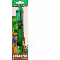 Minecraft Bleistift Minecraft 6-Farben-Stift – ideal für Schule & Kreativität junger Fans!