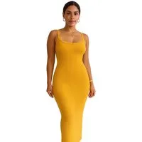Milauren Maxikleid PRISMÉ figurbetont Limited Style Slim fit Sommerkleid