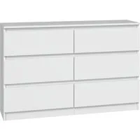 Raumhirsch Furniture Kommode Sideboard 120 cm breit (Maße 30 x 120 x 75 cm, 6 Schubladen), verschiedene Farben