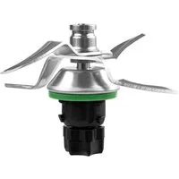 Trade-Shop Flügelmesser Mix-Messer passend für Thermomix TM5, TM6 Küchenmaschine, Im Rechts- oder Linkslauf drehbar, mit 4 Klingen, inkl. Dichtungsring