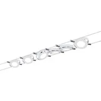 Paulmann LED Deckenleuchte, LED fest integriert, Warmweiß, Wohnzimmerlampe LED 6x4W RoundMac 230V/12V DC Weiß matt