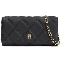 Tommy Hilfiger Geldbörse TH FEMININE WALLET ON CHAIN, Damen Geldbeutel, Minibag mit Zierkette als Umhängeriemen