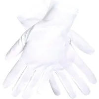 Boland Kostüm Handschuhe weiß Basic Kurz-Handschuhe bis Handgelenk Accessoire, passend zu vielen Kostümen - Basic Accessoire