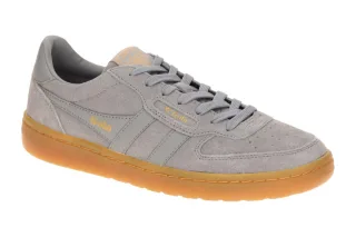 Gola CLB571LG Hawk Suede 86 Trainer Damen Sneaker Grau Cement/Gum