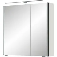 Saphir Spiegelschrank Serie 7045 Badezimmer-Spiegelschrank inkl. LED-Beleuchtung, 2 Türen Badschrank 73,2 cm breit, inkl. LEDplus Schalter und Türdämpfer