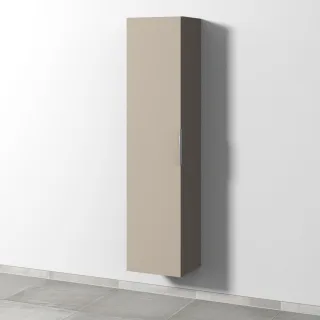 Sanipa 3way Hochschrank mit 1 Tür, Sandgrau-Matt UF11067