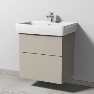 Sanipa 3way Waschtischunterbau zu Laufen Pro A Waschtisch mit 2 Auszügen, Kaschmir-Matt SP7571U