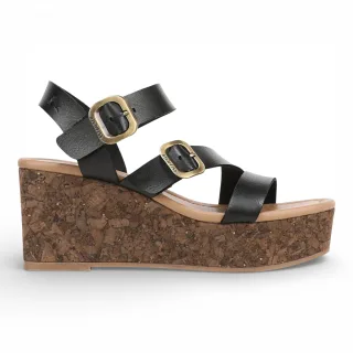 Blowfish Malibu Damen Schwarze Keil-Riemen-Espadrille-Sandalen – Ali