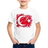 style3 T-Shirt Türkei Turkey Türkiye Flagge istanbul Flag Mond Stern rot erdogan