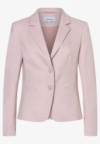 MORE & MORE - Struktur-Blazer rosa - Gr. - 42