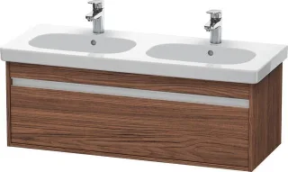Duravit Ketho Waschtischunterbau wandhängend Nussbaum dunkel Matt 1150x455x410 mm - KT666902121 KT666902121