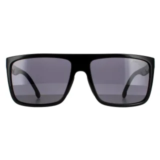 Carrera Rectangle Mens Schwarz Grau Sonnenbrille