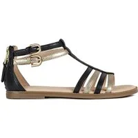 Geox GEOX S.KARLY, Sandalen, Schwarz, kombiniert, Kinder Sandale