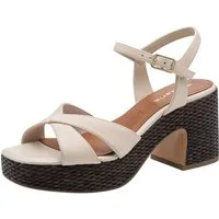 Tamaris TOUCH-IT, ANTIslide aus Leder Blockabsatz Sandalette TOUCH-IT