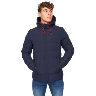 Crosshatch - "Kampleys" Steppjacke für Herren (Marineblau)