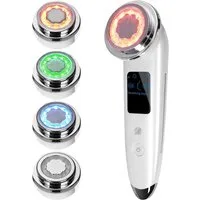 Ophy Mikrodermabrasionsgerät 4-in-1 Mikrodermabrasionsgerät – elektrisches Gesichtsmassagegerät, für straffere Haut, Anti-Aging Hautpflege-Tool (weiß)