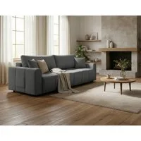 OTTO home Schlafsofa YLVAA 3-Sitzer, 239cm/Schlafsofa (132/198)-OTTO. Verlässliche Qualität, Tonnentaschen-Federkern, Bettkasten, Feinstruktur weich