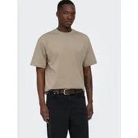 ONLY & SONS Rundhalsshirt ONSFRED RLX SS TEE Baumwolle, relaxed fit