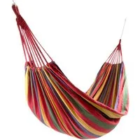 ZOLLNER Hängematte (inkl. Tasche und Seile), 150 x 210 cm, 90% Polyester, 10% Baumwolle