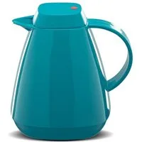 ROTPUNKT Isolierkanne 1,0 Liter 650 Glaseinsatz I hochwertig I Thermokanne I 24 Std heiß, (Kaffeekanne I Teekanne), robust und auslaufsicher
