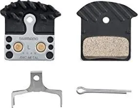 Shimano Scheibenbremsbeläge J04C Metall mit Kühlrippen 1 Paar