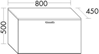 Burgbad Rollcontainer rc40 System PG1 485x800x420 Dunkelgrau Matt, RCAK080F4025 RCAK080F4025