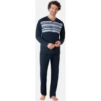 Hajo Pyjama Klima-Komfort (Set, 2 tlg) Schlafanzug - Baumwolle - Atmungsaktiv