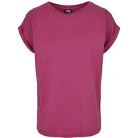 URBAN CLASSICS Kurzarmshirt Urban Classics Damen Ladies Extended Shoulder Tee (1-tlg)
