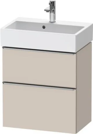 Duravit D-Neo Waschtischunterbau wandhängend Taupe Matt 584x372x625 mm - DE4329070910000 DE4329070910000