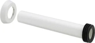 Viega WC-Anschlussgarnitur 8310.79 in 45x44mm Kunststoff weiß-alpin 495169