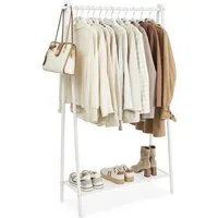 SONGMICS Kleiderständer, Garderobenständer, Kleiderstange, 92,5 x 33,5 x 153 cm