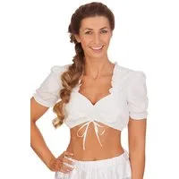 Spieth & Wensky Dirndlbluse Dirndlbluse - GALLEN - weiß