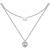 KARL LAGERFELD Collier Karl Lagerfeld Damen-Kette Edelstahl Kristall